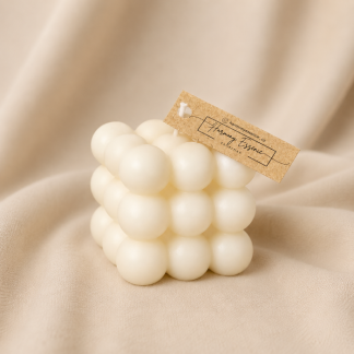 Bubble Cube Candle