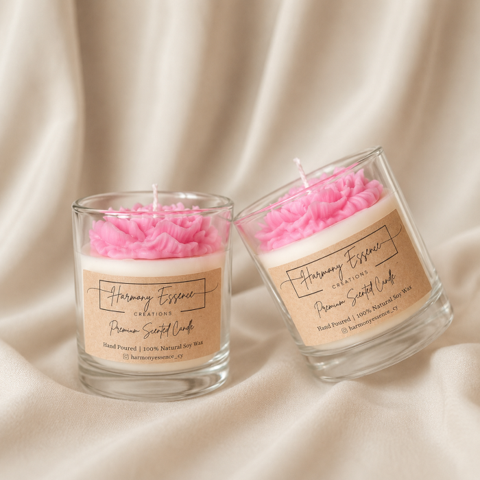 Scented Decorative Rose Candle