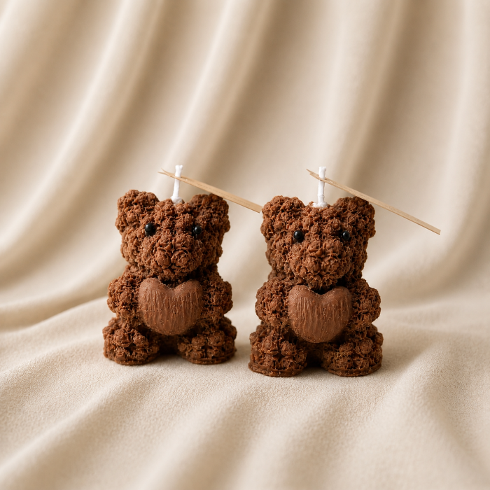 Teddy Bear Candle