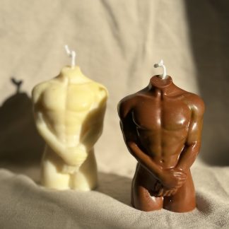 Man Sculpture Candle