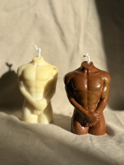 Man Sculpture Candle