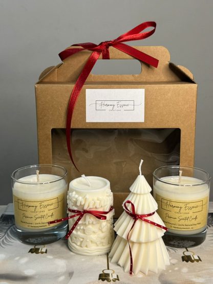 Festive Glow Christmas Candle Set